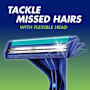 Gillette Blue Ii Disposable Shaving Razor Ultra Grip Pivot