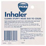 Vicks Nasal Decongestant Inhaler