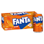 Fanta Orange Soft Drink Multipack Cans