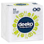 Deeko 2 Ply White Lunch Napkins 50 Pack