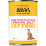 Black & Gold Cat Food Seafood Platter