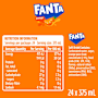 Fanta Orange Soft Drink Multipack Cans