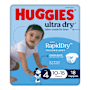 Huggies Ultra Dry Nappies Boys Size 4 (10-15kg)