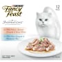 Fancy Feast Adult Inspirations Chicken Courgette & Tomato and Chicken Pasta Pearls & Spinach Wet Cat Food