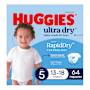 Huggies Ultra Dry Nappies Boys Size 5 (13-18kg)