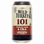 Wild Turkey 101 Premium Blend and Cola Can