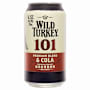 Wild Turkey 101 Premium Blend and Cola Can