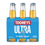 Tooheys Ultra Zero Carb Bottle 330mL 6 Pack