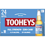Tooheys Ultra Zero Carb Bottle 330mL