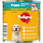 Pedigree Puppy Loaf With Chicken & Rice Wet Dog Food Can