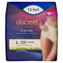 Tena Discreet High Waist Underwear Creme Super Large