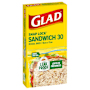 Glad Snap Lock Resealable Large Sandwich Bags