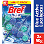 Bref Blue Active Eucalyptus Rim Block Toilet Cleaner