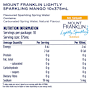 Mount Franklin Lightly Sparkling Water Mango Multipack Cans