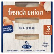 HOMESTYLE FRENCH ONION DIP 3X60GM