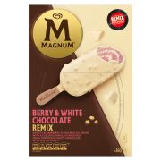 MAGNUM BERRY & WHITE CHOCOLATE ICE CREAM REMIX 4S