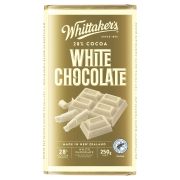 CREAMY WHITE CHOCOLATE 28% COCOA WHITE BLOCK 250GM