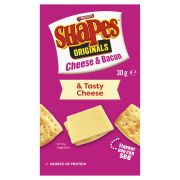 TASTY CHEESE & ARNOTTS CHEESE & BACON CRACKERS 30GM