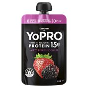 YOPRO MIXED BERRIES POUCH 150GM