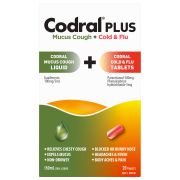 COLD & FLU TABLETS + COUGH MUCUS 150ML 20S
