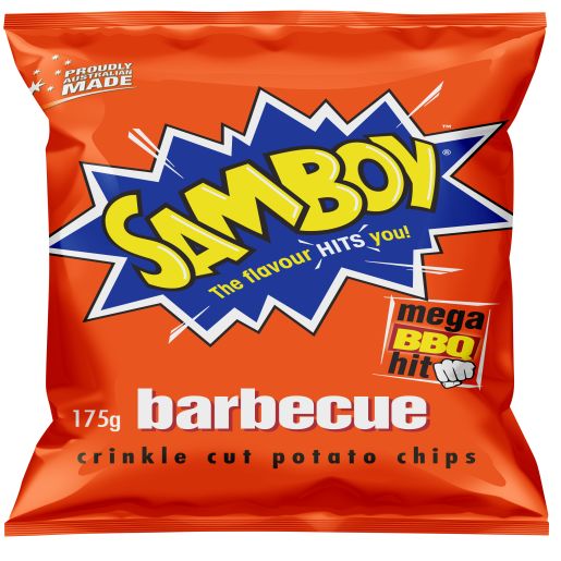 Samboy Bbq Potato Chips 175gm 2263