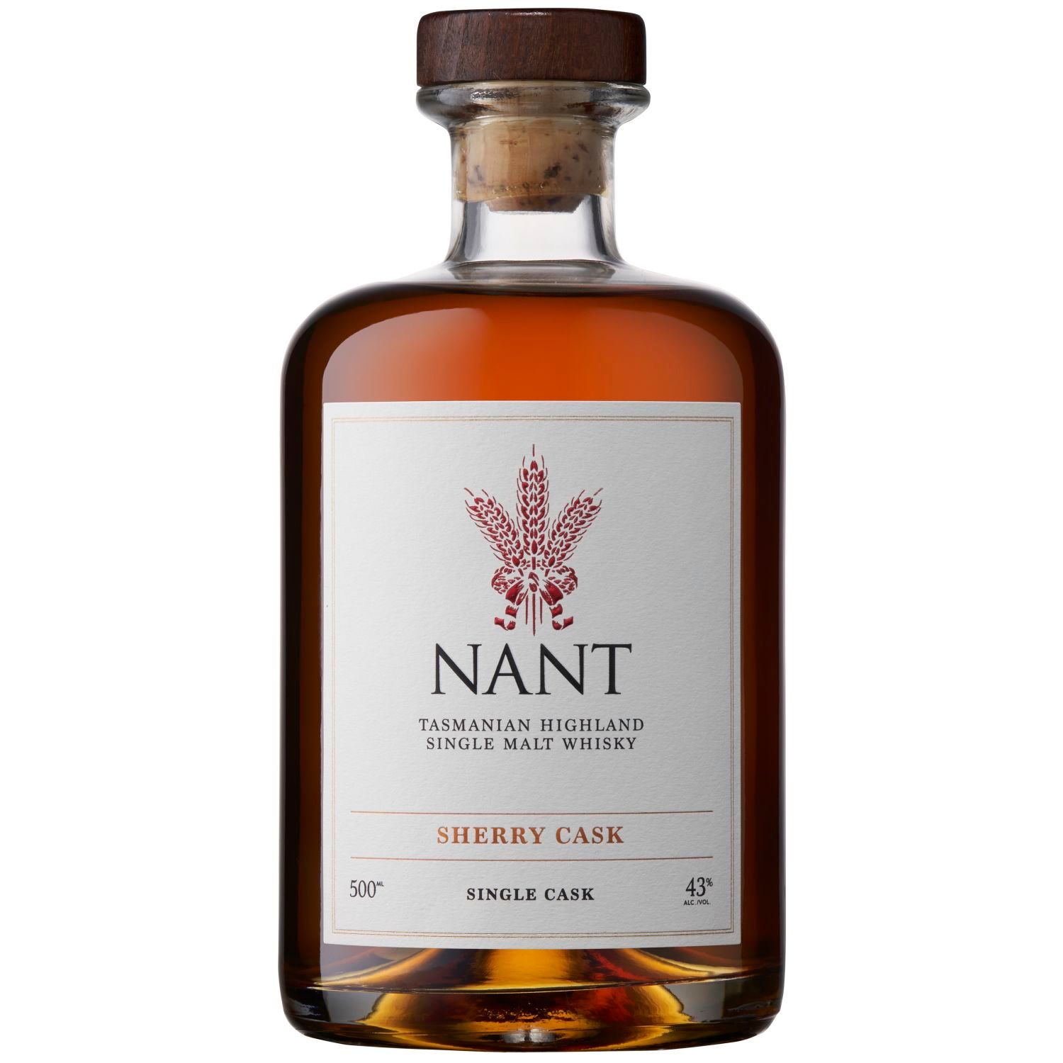 Nant Sherry Cask Whisky 43% 500mL Bottle
