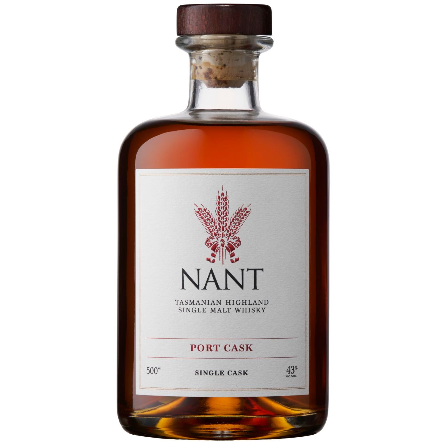 Nant Port Cask Whisky 43% 500mL Bottle