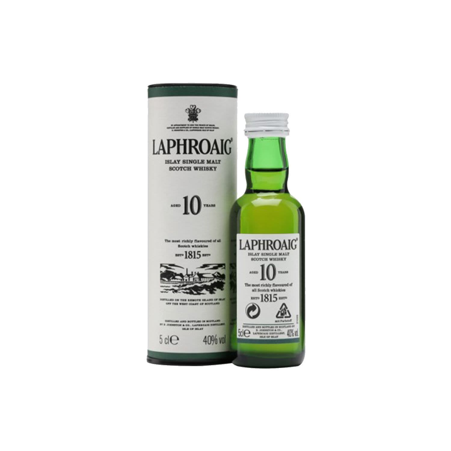 Laphroig Single Malt Scotch Whisky 10 Year Old 50mL