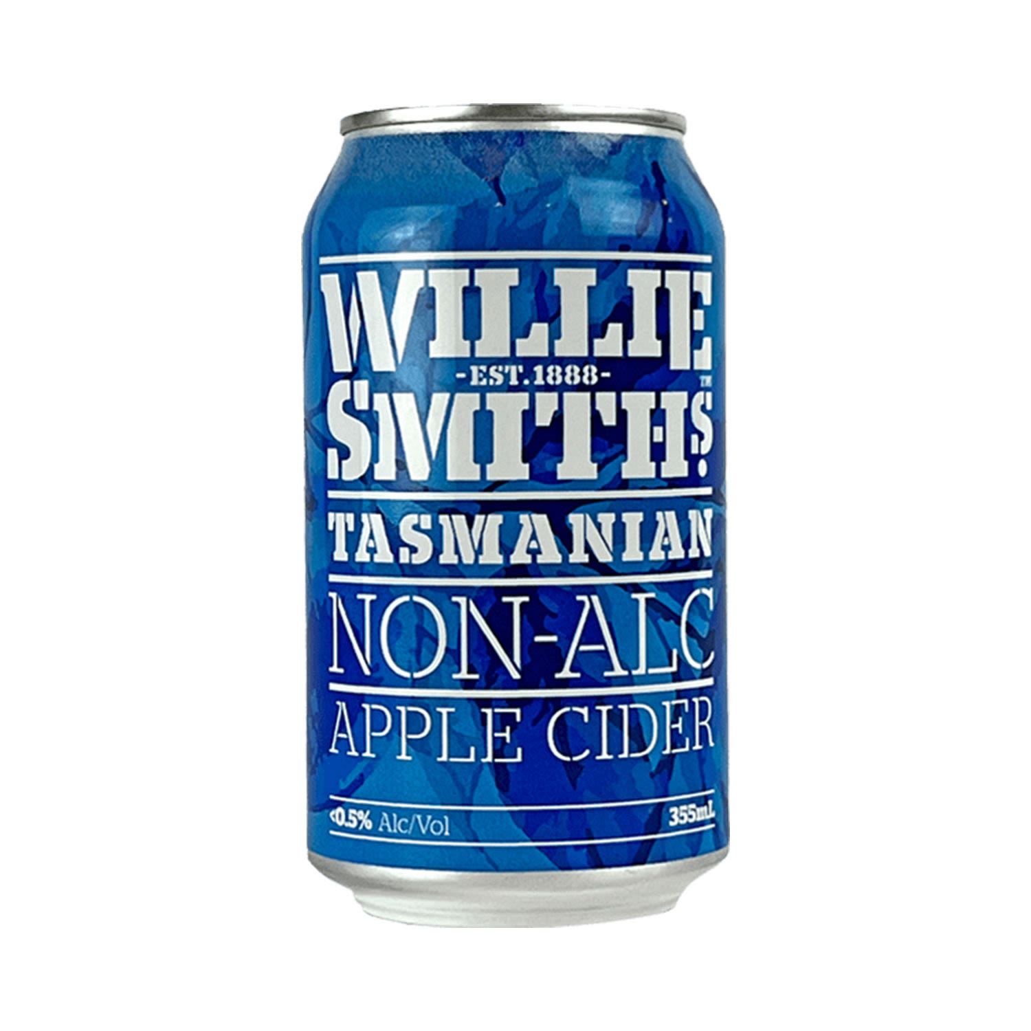 Willie Smith Non Alcoholic Apple Cider Can 355mL 4 Pack