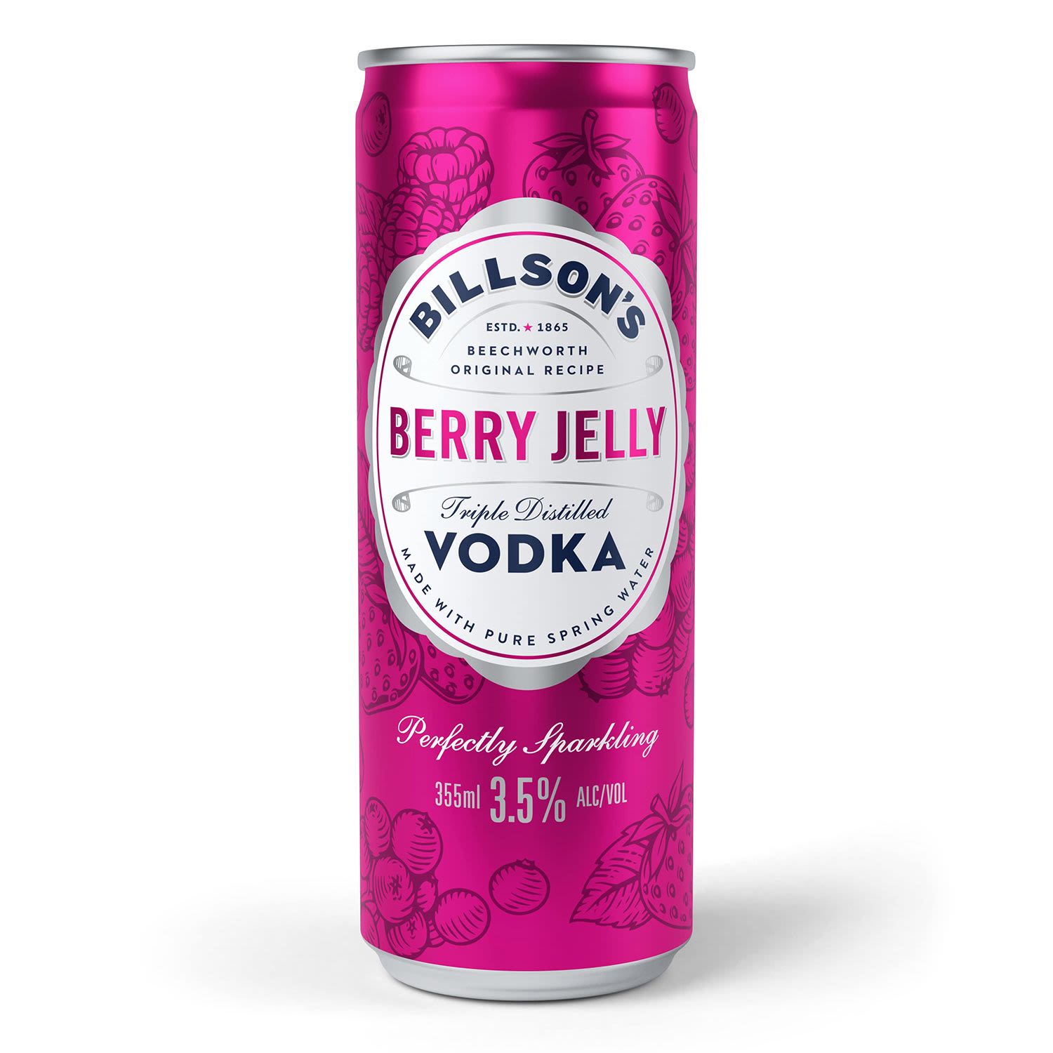 Billson's Vodka with Berry Jelly Can 355mL