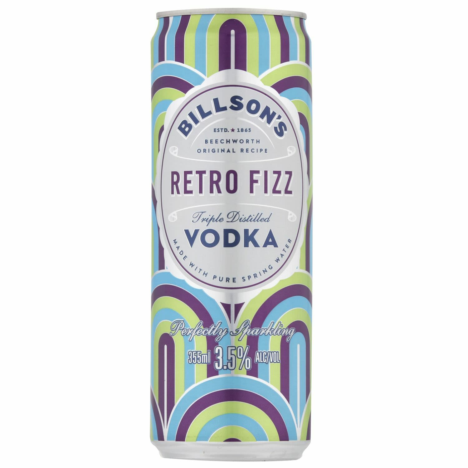 Billson's Vodka with Retro Fizz Can 355mL