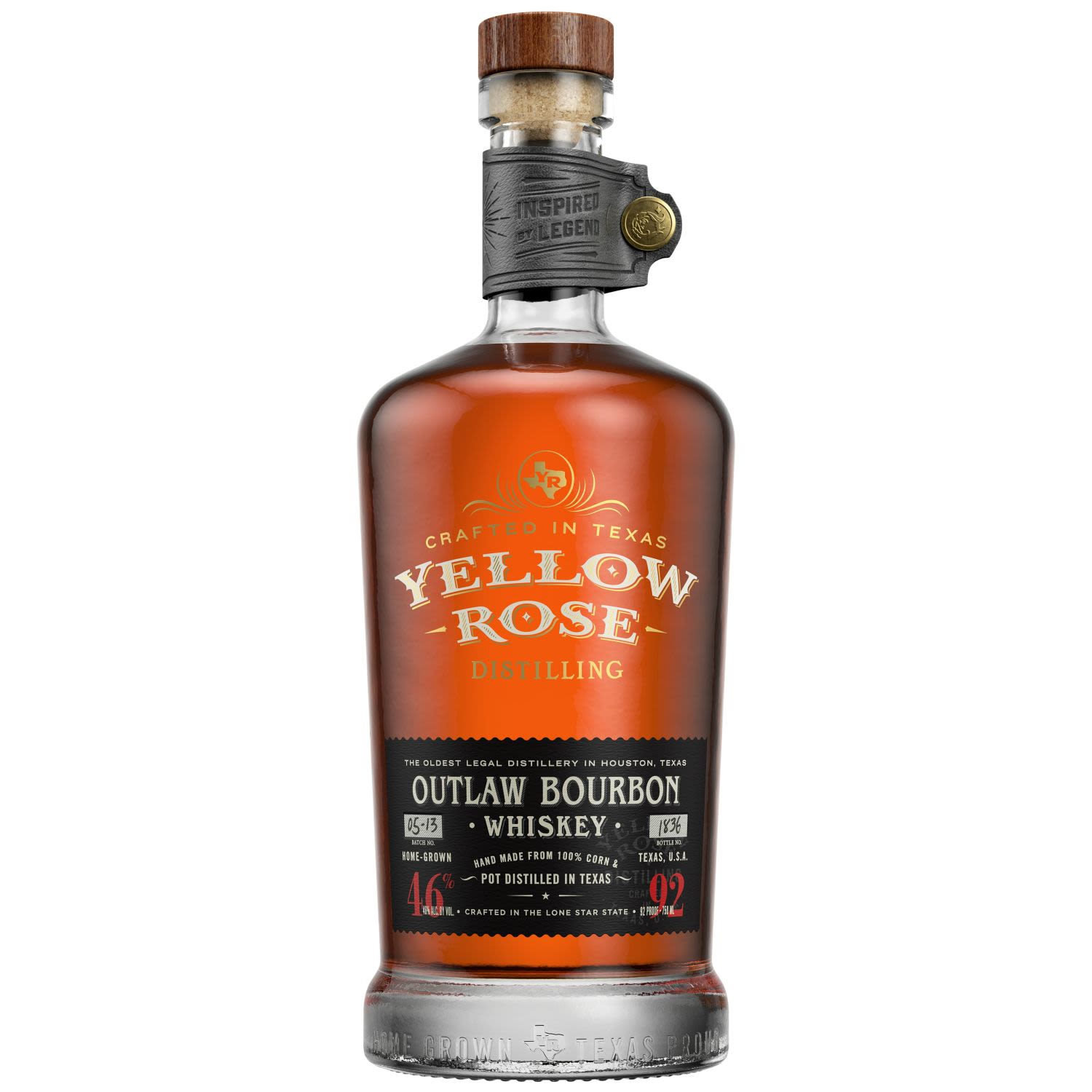 Yellow Rose Outlaw Bourbon 700mL Bottle