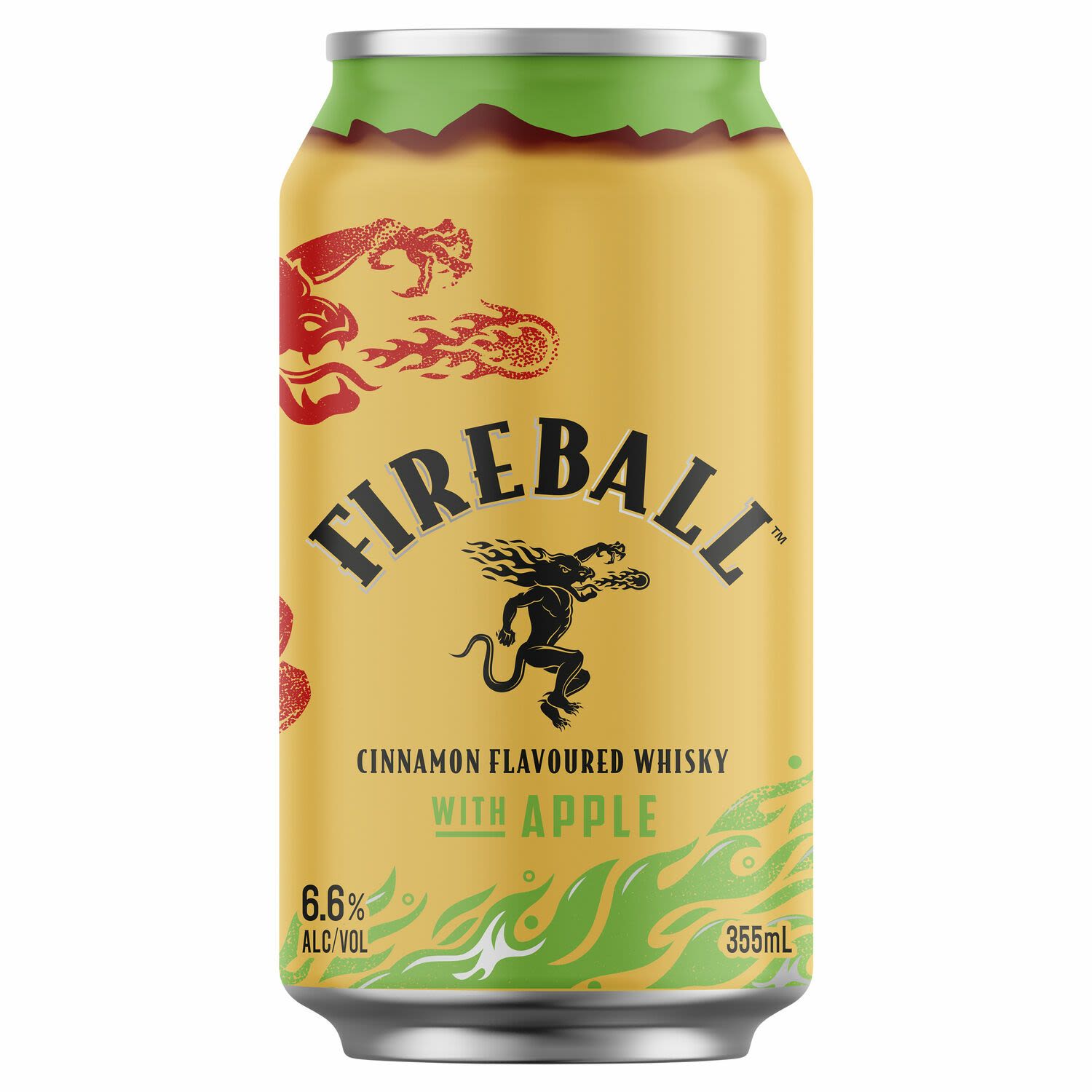 Fireball & Apple 6.6% Can 355mL