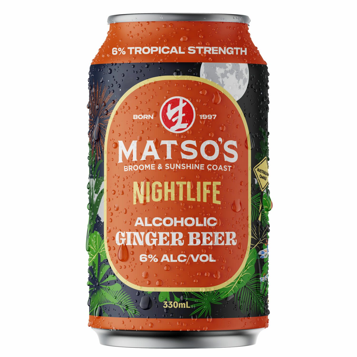 Matso's Nightlife Ginger Beer Can 330mL