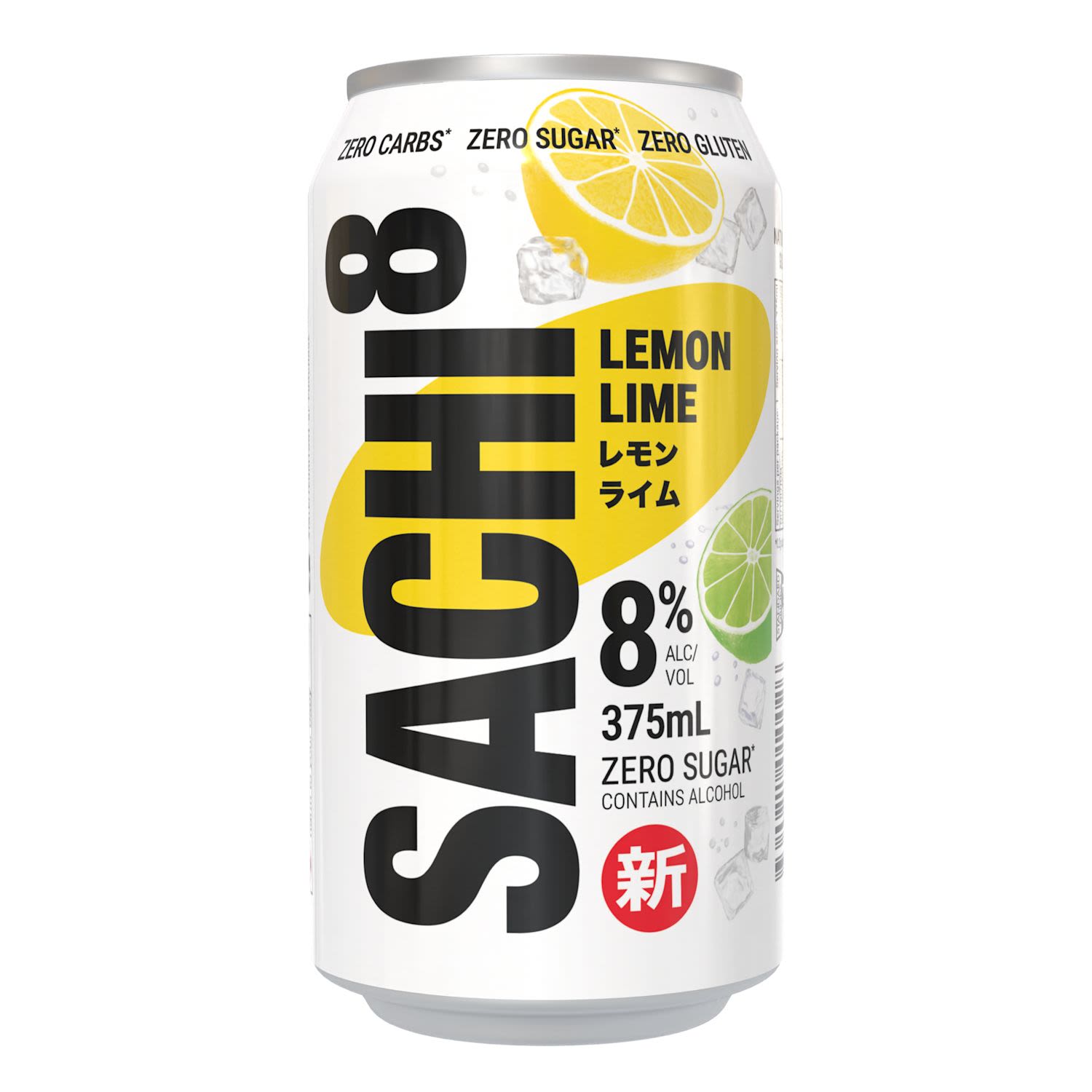 Sachi8 Lemon Lime Can 375mL
