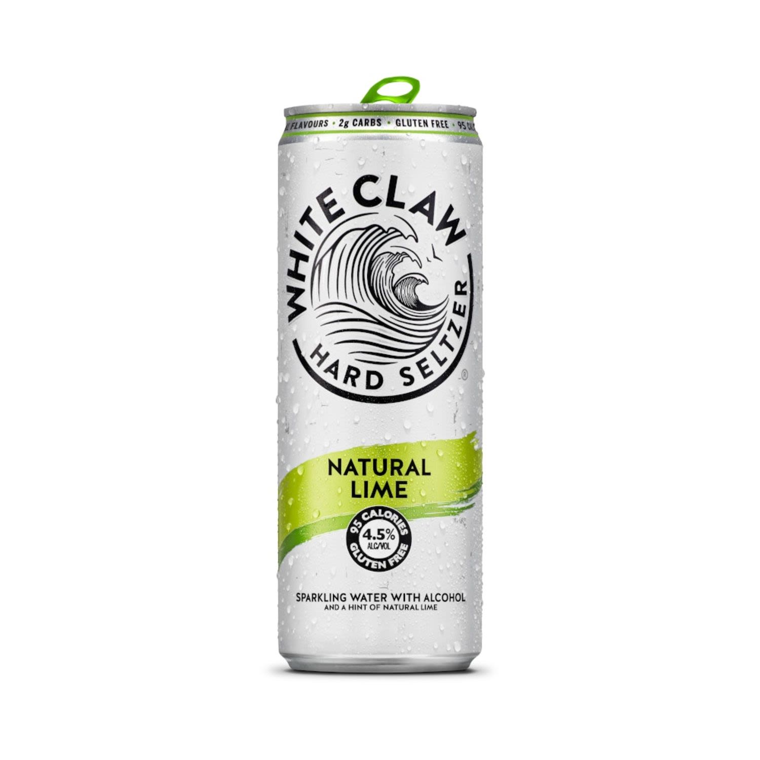 White Claw Hard Seltzer Natural Lime Can 330mL