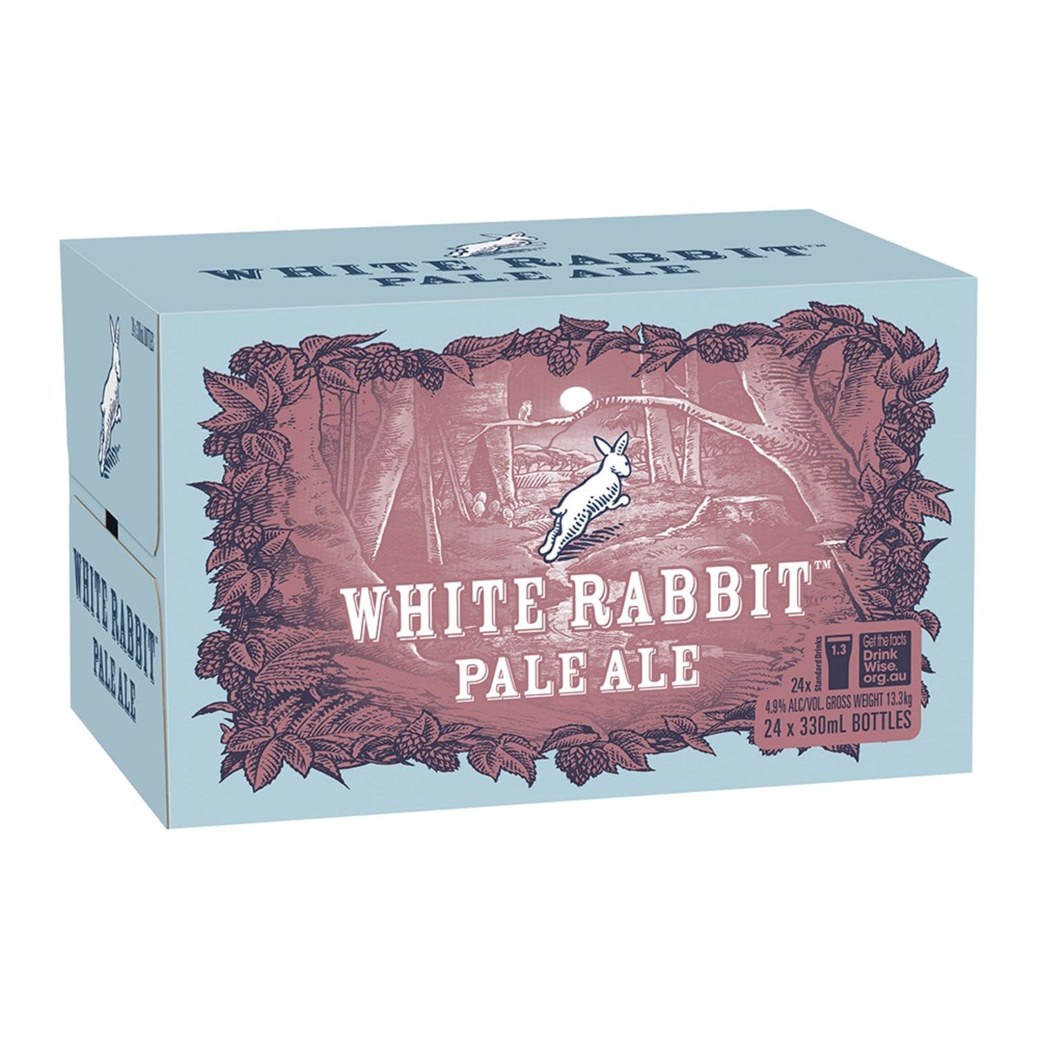White Rabbit Pale Ale Bottle 330mL 24 Pack