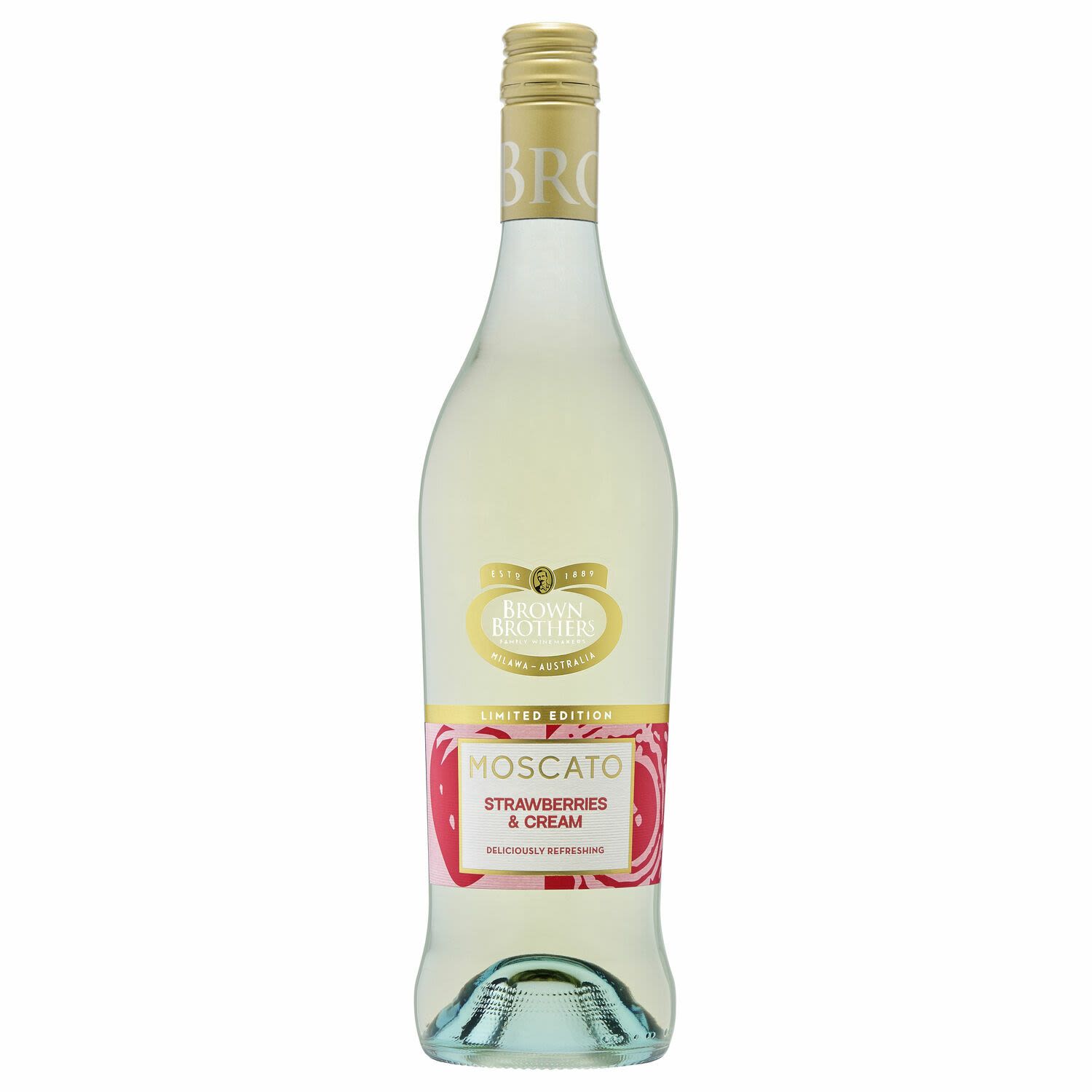 Brown Brothers Moscato Strawberries & Cream 750ml Bottle