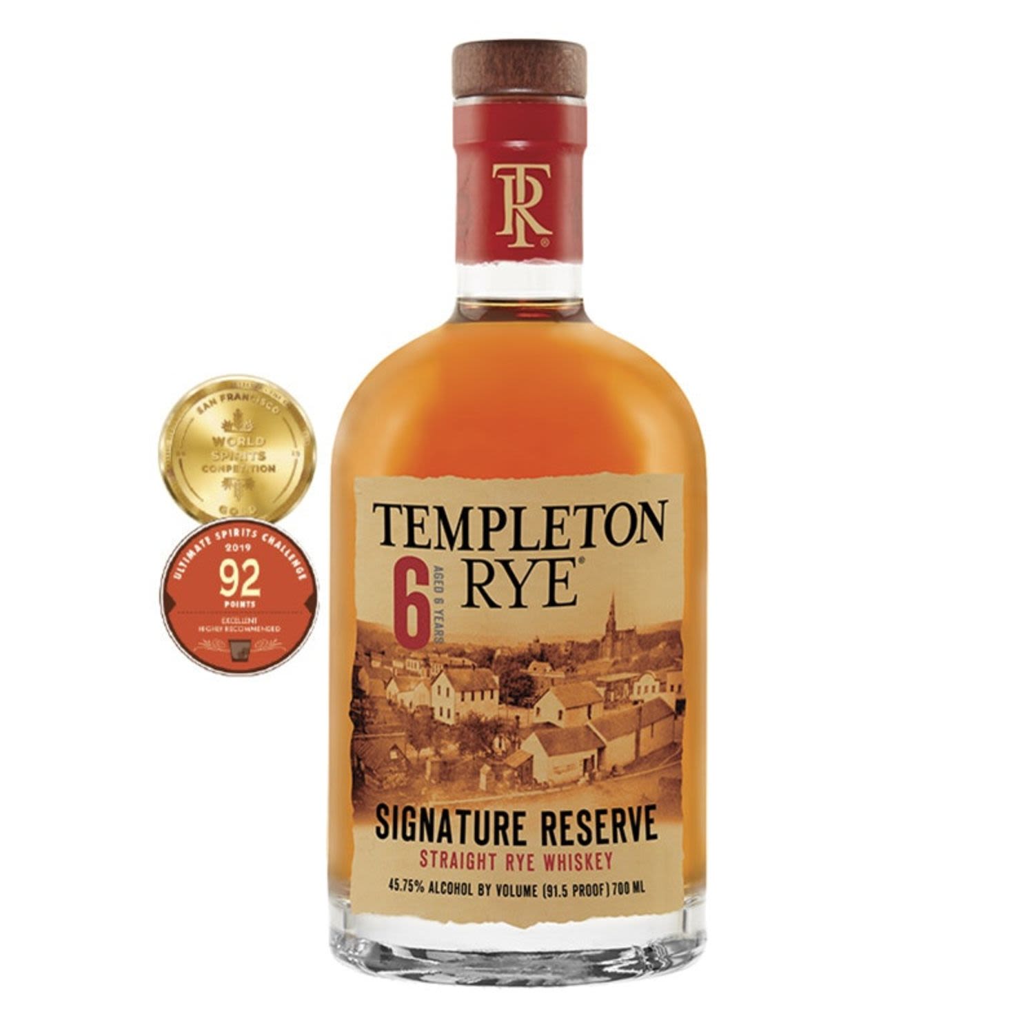 Templeton Rye 6 Year Old 700mL Bottle