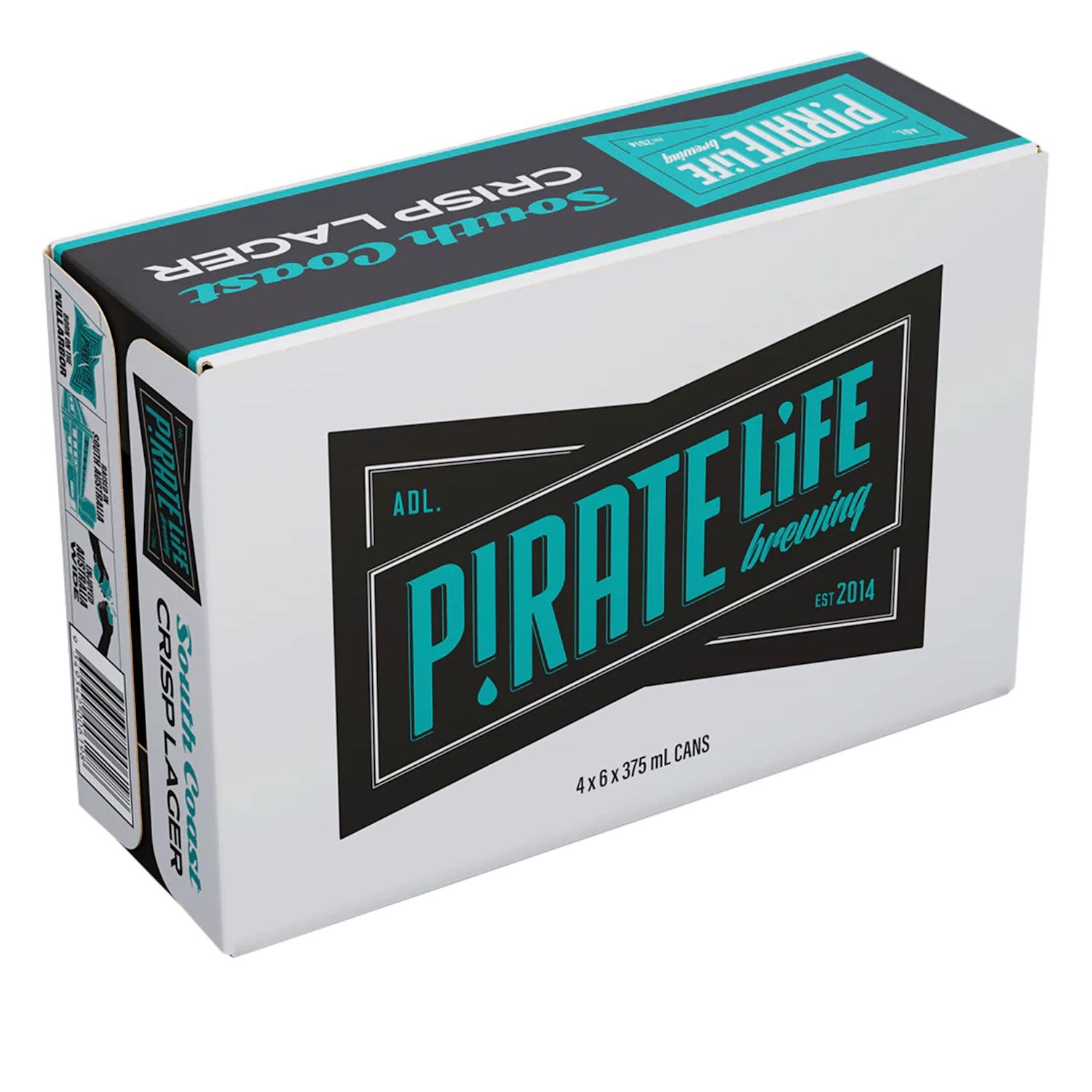 Pirate Life South Coast Lager Can 375mL 24 Pack
