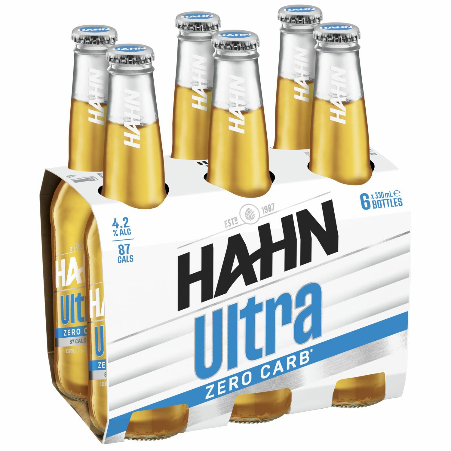 Hahn Ultra Bottle 330mL 6 Pack