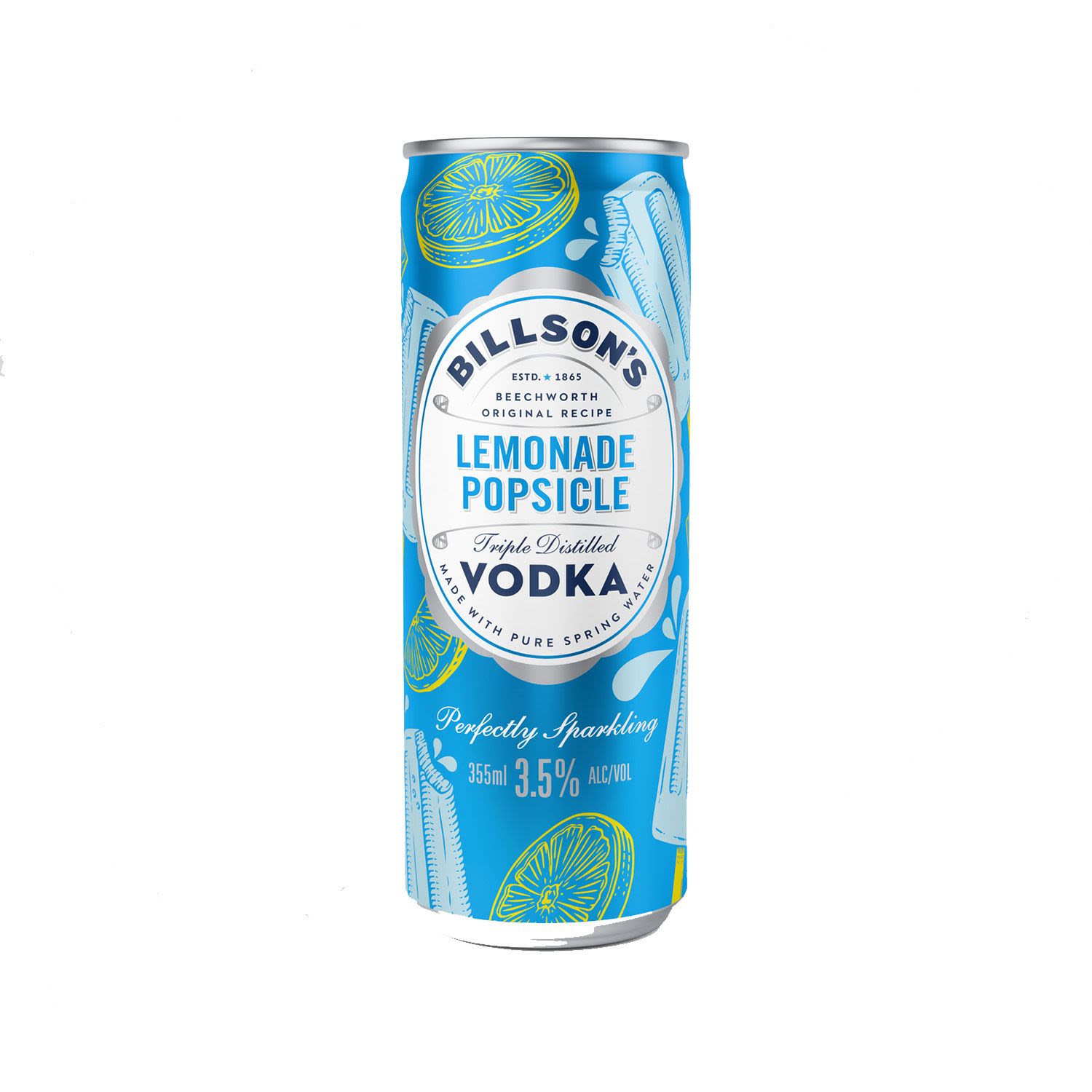 Billson's Vodka Lemonade Splash Can 355mL