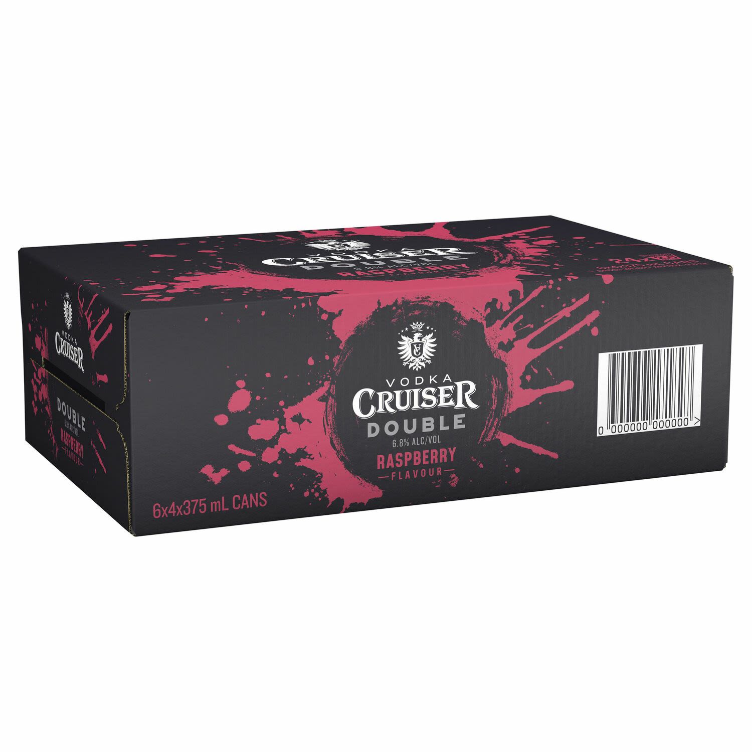 Vodka Cruiser Double Raspberry 6.8 Can 375mL 24 Pack Web Browser Support