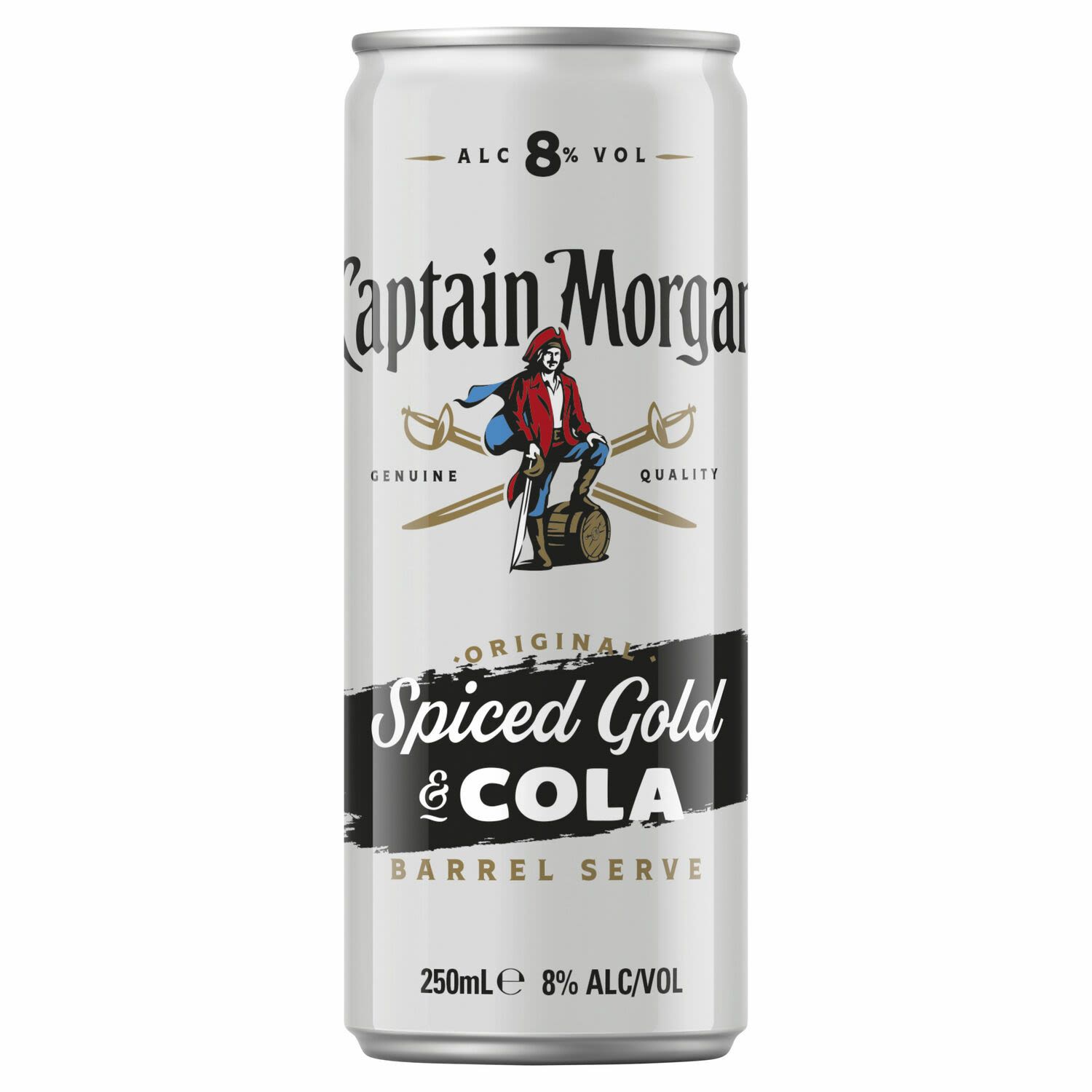 Captain Morgan & Cola 6% 330ml Can