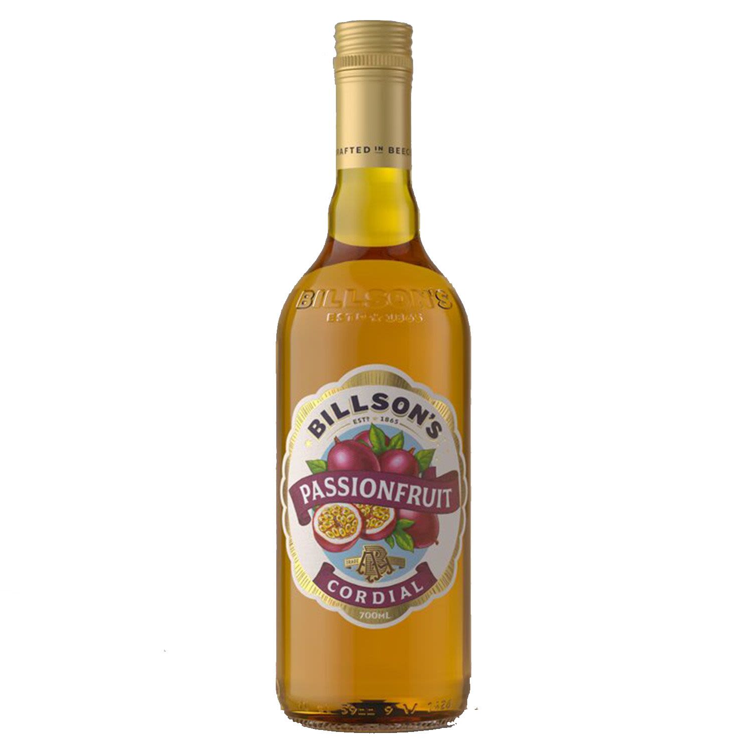 Billson's Passionfruit Cordial 700mL Bottle