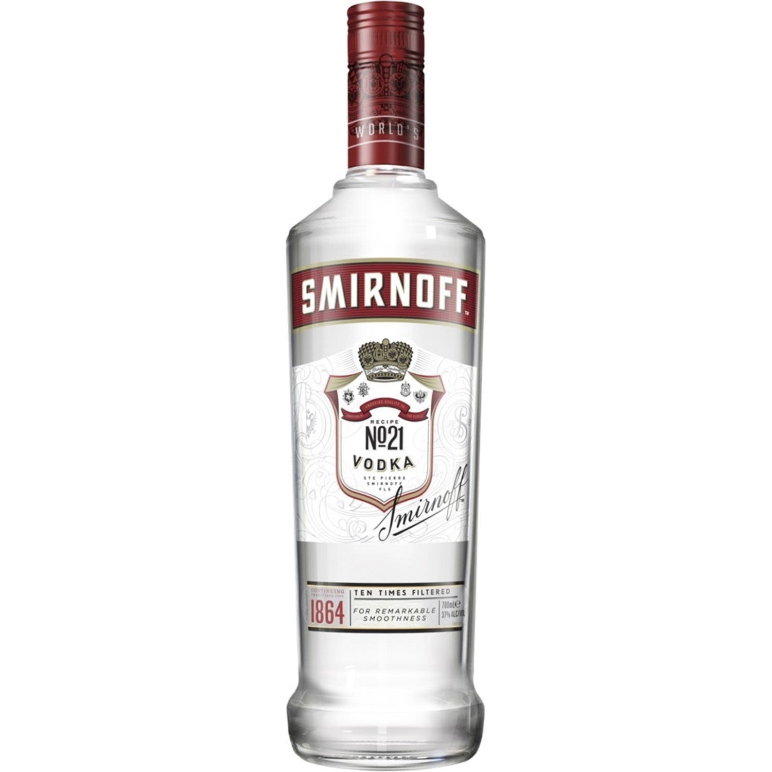 Smirnoff Smirnoff Red Vodka 700mL Bottle, 700 Millilitre 