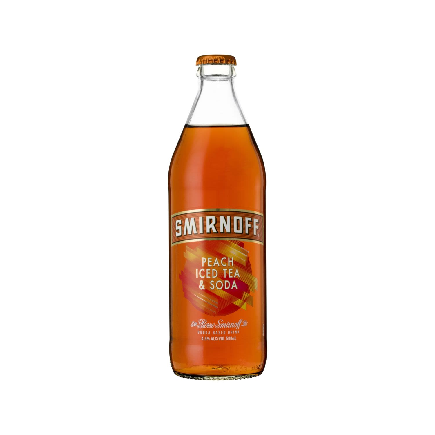 Smirnoff Peach and Iced Tea 500mL Bottle