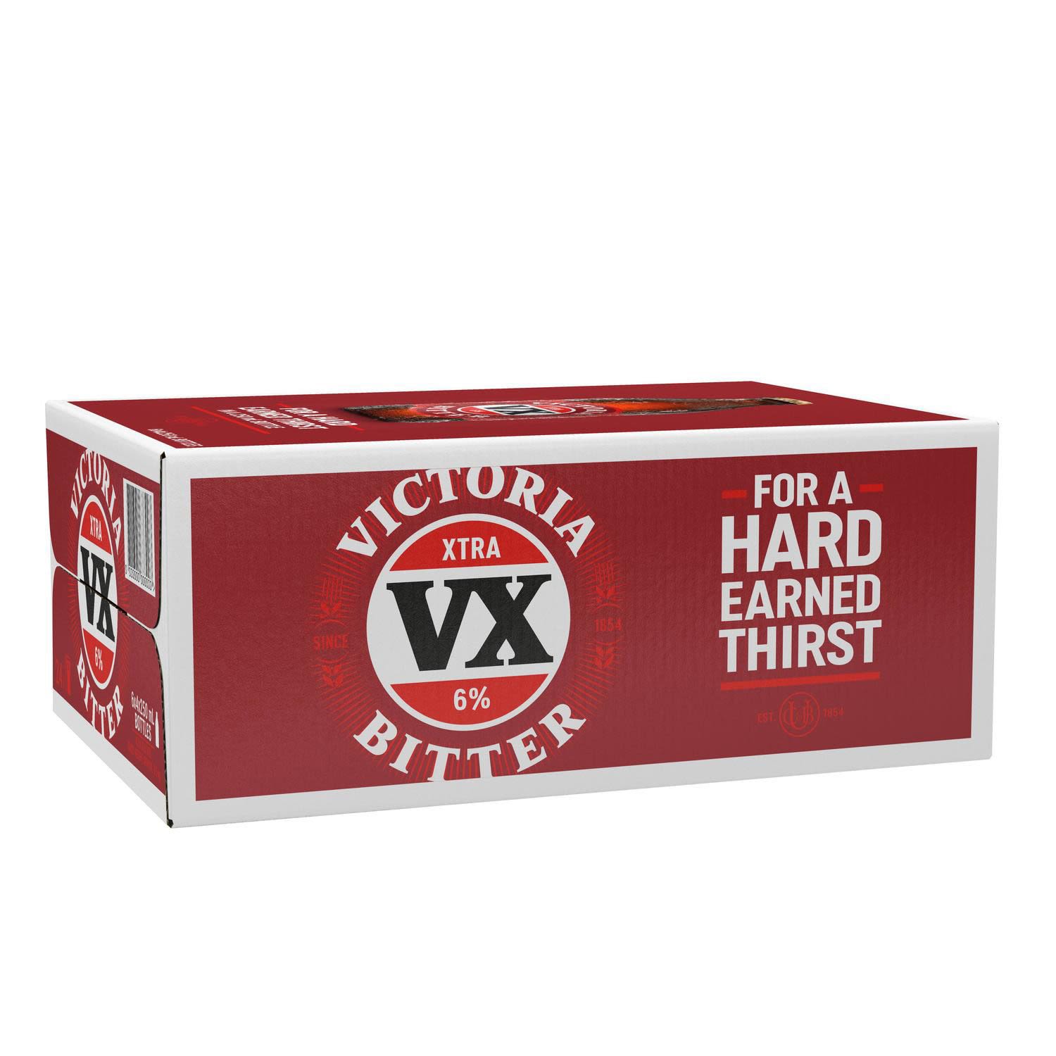 Victoria Bitter VX XTRA Bottle 250mL 24 Pack