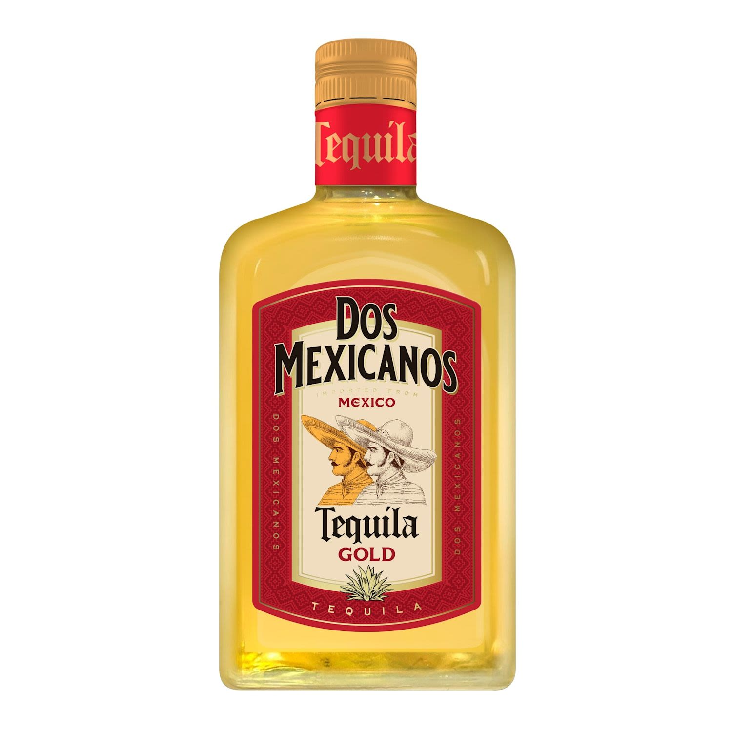 Dos Mexicanos Gold Tequila 700mL