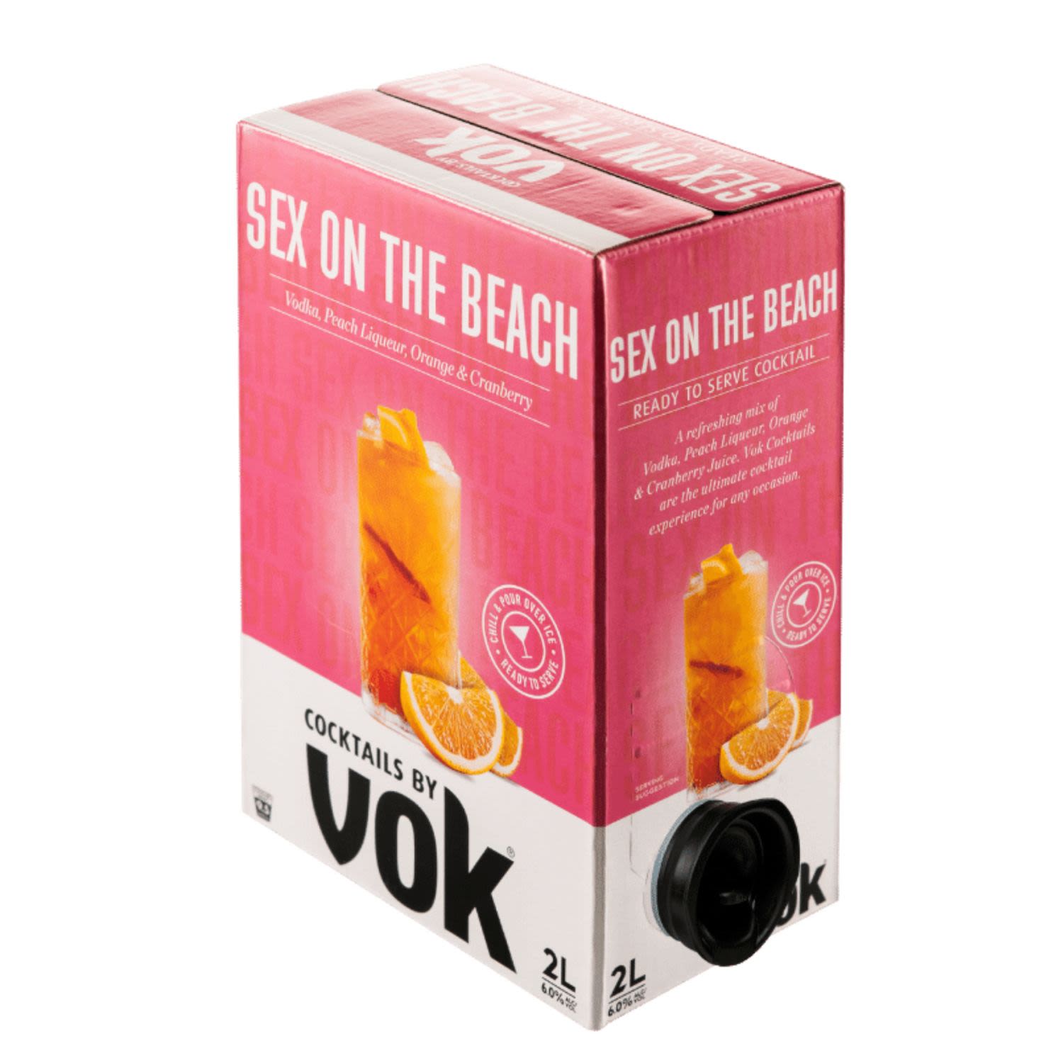 Vok Cocktails Sex On The Beach Cask 2L